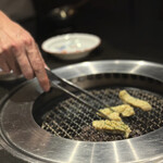 焼肉牛印 - さらに焼いてから