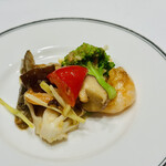 水綾閣 - 海老と旬野菜のXO醬炒め