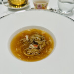 水綾閣 - 蟹肉とフカヒレのスープ