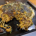 お好み焼き かわ - ボルュームが凄い！