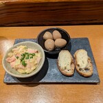 もつやき 松井 - おつまみ三種盛り