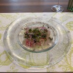 リストランテ アクアパッツァ - カルパッチョ（コショウダイ）