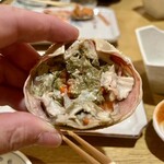 えび寿し - カニ味噌たっぷり！