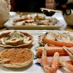 えび寿し - 香箱ガニ塩茹で