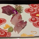 白濱 kappou kawanishi - １切れ食べてから写真撮影したので…すみません！