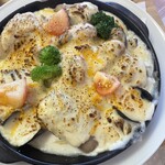 食事処 やまびこ - シーフードの他に野菜や芋類もたっぷり！