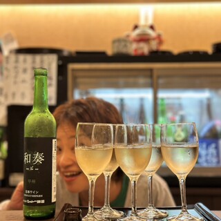 季節限定から女将のおすすめまで、山口県産の地酒を堪能◎