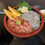 すし道中 やじ喜多 - 生しらす、生桜えび
