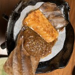 湯之島館 - 鮭と朴葉味噌