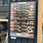 海鮮食堂KUTTA - 店頭のメニュー