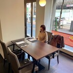 ノーザンテラスダイナー - 外が見渡せるお席でした