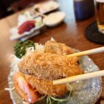 釜めし菜時記 さき亭 - カキフライアップ