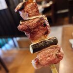釜めし菜時記 さき亭 - 鴨ネギ串380円
