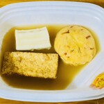 かんすけ - がんも・ちくわぶ・あつあげ各130円＝合計390円