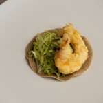 LA VIGNE DINING FÛDO - 白馬産蕎麦粉のタコスとオマール海老のフリット