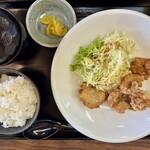 お月さん - 唐揚げ定食