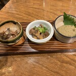 鮮魚酒場 じわもん - 北陸珍味３種盛