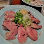 じんざえ門 - ゆで白レバー刺し