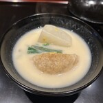 室町 和久傳 - 食べかけ白味噌椀…