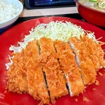かつや - 料理写真:ロースカツ定食 とん汁(大)変更 868円