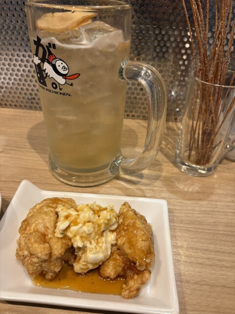 Honetsukitori, Kara-age, Highball ga Burichikin. Naeki Nishiguchi Ten