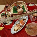 日本料理　伊せ吟 - 前菜　旬菜盛り込み