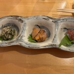 Standing Bar 369 - 酒飲み肴3種盛り、最高のアテ