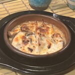 溺れる肴 - 肉厚しいたけの味噌チーズ焼き　時間かかります