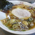 ラーメンふくべ - 醤油ラーメン(野菜抜き)2014.11.26