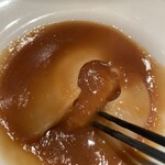 蔭山樓 - お焦げ発見　フカヒレに埋もれていた