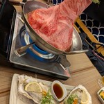 海神の後楽園 - 和牛タワー鍋