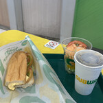 サブウェイ - 料理写真:たまご+サラダのセット