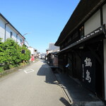 草庵 鍋島 - 前の通り