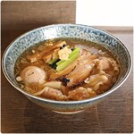 麺とスープの店 歩き出せ、クローバー - あるクロワンタンらーめん 1500円 わけありあじ玉 90円