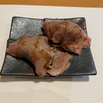 鮨 さかな - A5黒毛和牛炙り