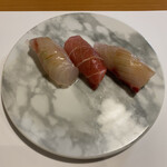 鮨 さかな - めじな 中とろ ぶり