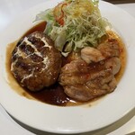 야카쿠라 미요타점 - 테리야키 함박스테이크와 치킨