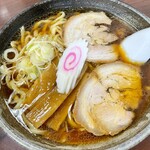 あたごや食堂 - 連れの　醤油ラーメン750