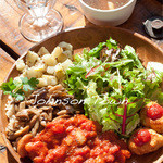 cafe 野いえ - 洋風プレート　トマト味