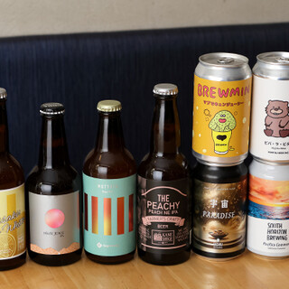 クラフトビール・ソムリエ厳選ワイン・希少なウイスキーが勢揃い