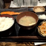 しんぱち食堂 - 料理写真:朝じゃけ定食ご飯大盛