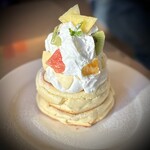 レインボーパンケーキ - MIXフルーツ