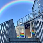 レインボーパンケーキ - 虹が出ました！