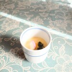 シャンティ - "麻紐くじ"で当たった"茶碗蒸し"は、立派な一品料理クオリティ。