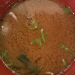 まぐろの鉄人 - 味噌汁 100円