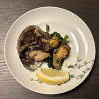 神楽坂 OSAKA きっちん - 鮑の鉄板焼き