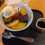 間瀬 - クリームあんみつ