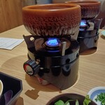 日本料理　伊せ吟 - 一人用ガスコンロ、これ欲しいです