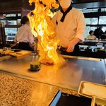 鉄板焼ステーキ 一ッ葉ミヤチク - 