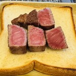 鉄板焼ステーキ 一ッ葉ミヤチク - 